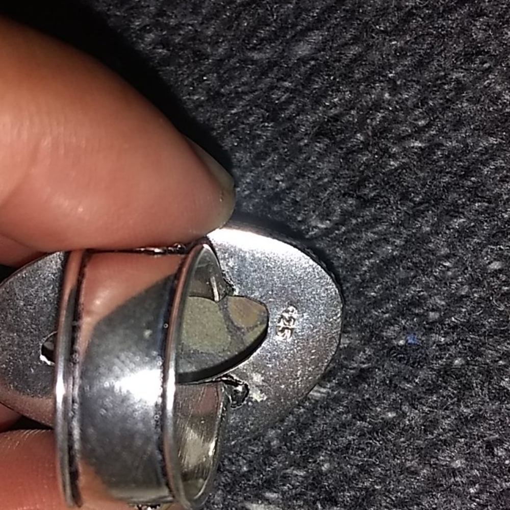 💗STUNNING!/ JASPER GEMSTONE RING SZ,7💕 - Picture 5 of 8
